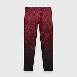 Леггинсы для девочки Амарантовый градиент крошка, цвет: 3D-принт