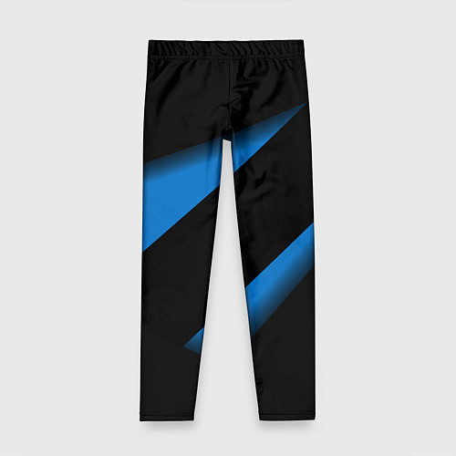Детские легинсы Color blue black line / 3D-принт – фото 1