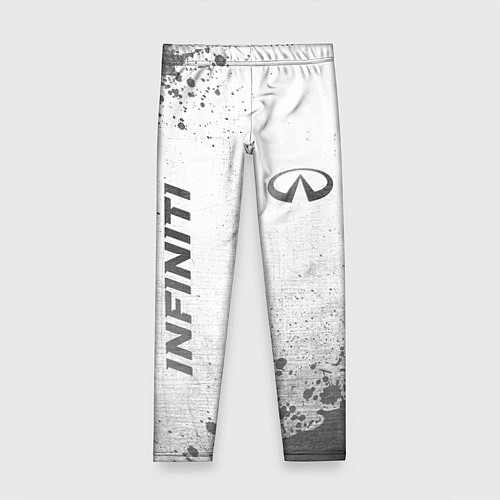Детские легинсы Infiniti - white gradient вертикально / 3D-принт – фото 1