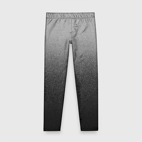 Детские легинсы Серый градиент с затемнением текстура крошка / 3D-принт – фото 1