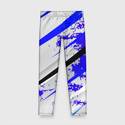 Детские легинсы Color white blue / 3D-принт – фото 1