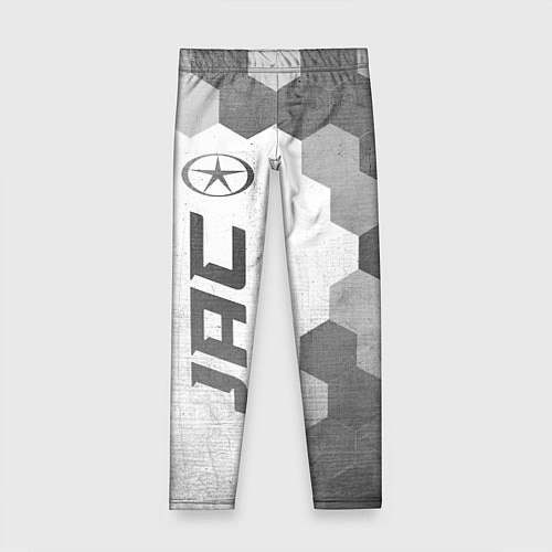 Детские легинсы JAC - white gradient по-вертикали / 3D-принт – фото 1