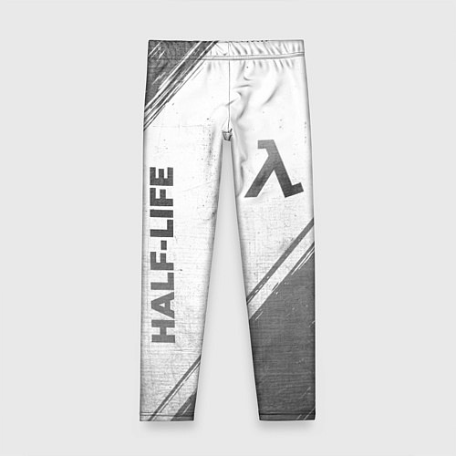 Детские легинсы Half-Life - white gradient вертикально / 3D-принт – фото 1
