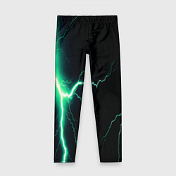 Детские легинсы Lightning turquoise