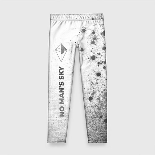 Детские легинсы No Mans Sky - white gradient по-вертикали / 3D-принт – фото 1