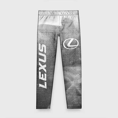 Детские легинсы Lexus - grey gradient вертикально / 3D-принт – фото 1