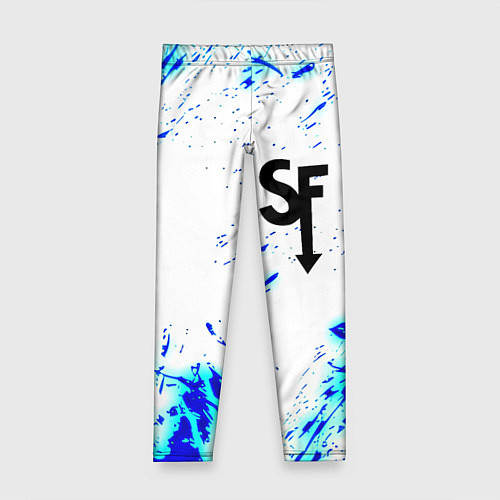 Детские легинсы Sally Face краски / 3D-принт – фото 1