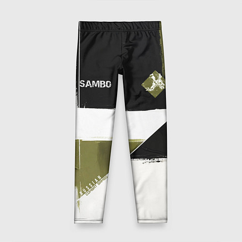 Детские легинсы Русское самбо / 3D-принт – фото 1