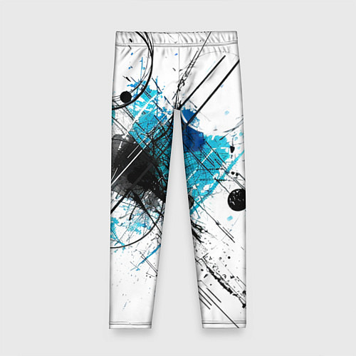 Детские легинсы Абстракция цвета / 3D-принт – фото 1