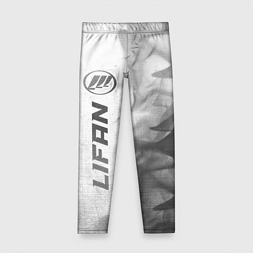 Детские легинсы Lifan - white gradient по-вертикали / 3D-принт – фото 1