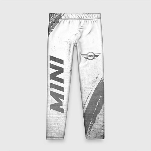 Детские легинсы Mini - white gradient вертикально / 3D-принт – фото 1