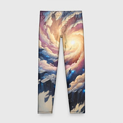 Детские легинсы Космическая галактика - нейроарт фантазия
