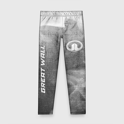 Детские легинсы Great Wall - grey gradient вертикально / 3D-принт – фото 1