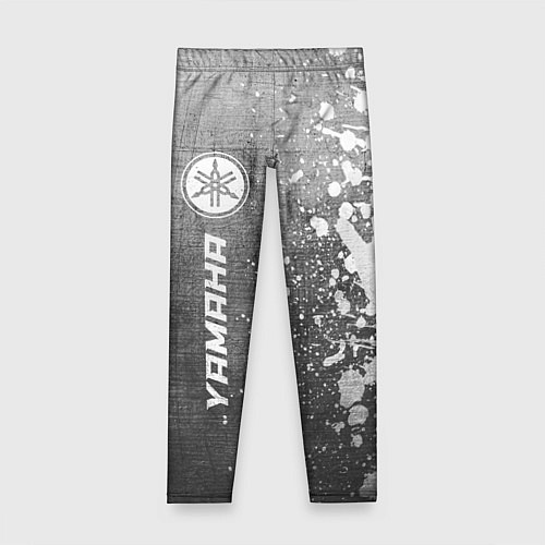 Детские легинсы Yamaha - grey gradient по-вертикали / 3D-принт – фото 1