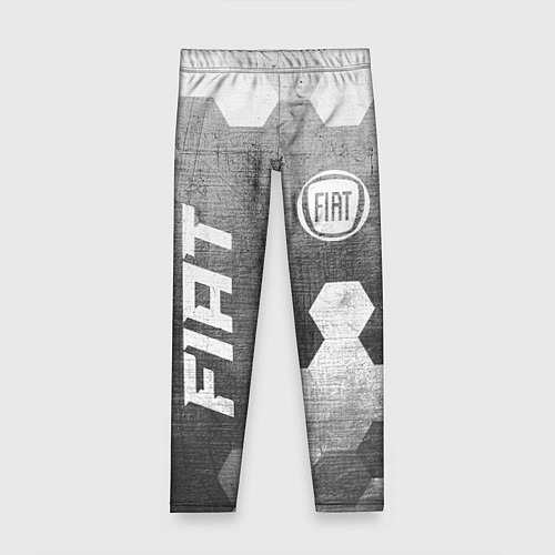 Детские легинсы Fiat - grey gradient вертикально / 3D-принт – фото 1