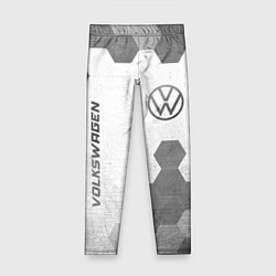 Леггинсы для девочки Volkswagen - white gradient вертикально, цвет: 3D-принт