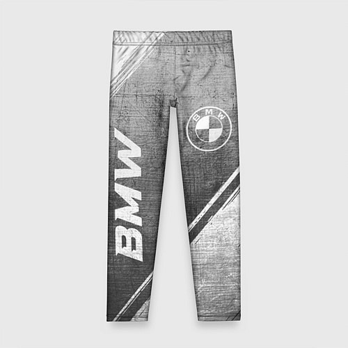 Детские легинсы BMW - grey gradient вертикально / 3D-принт – фото 1