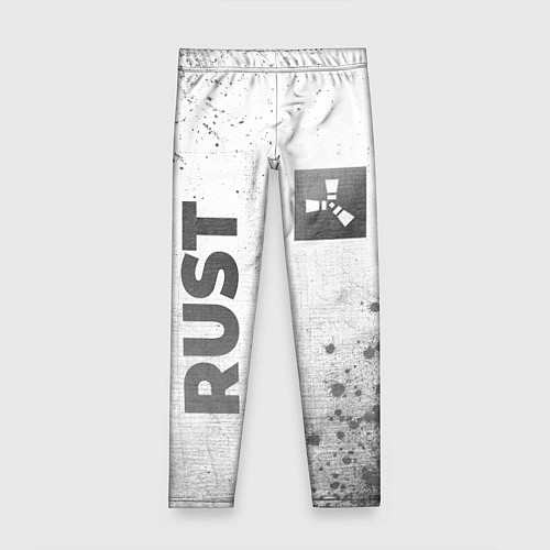 Детские легинсы Rust - white gradient вертикально / 3D-принт – фото 1