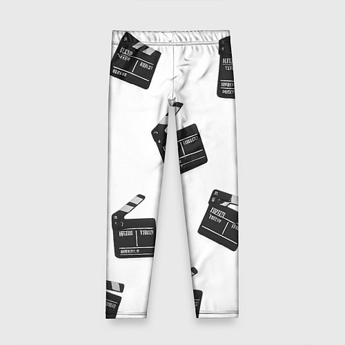 Детские легинсы Съёмочная хлопушка / 3D-принт – фото 1