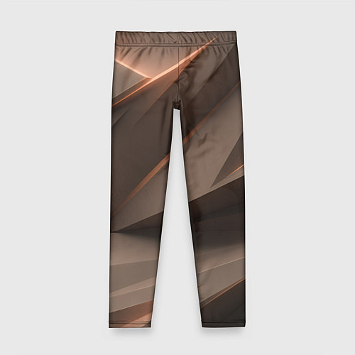 Детские легинсы Кофейная объемная текстура / 3D-принт – фото 1