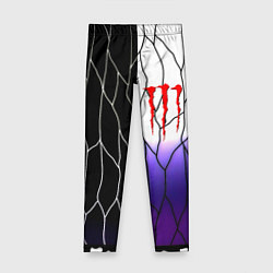 Леггинсы для девочки Monster energy steel, цвет: 3D-принт