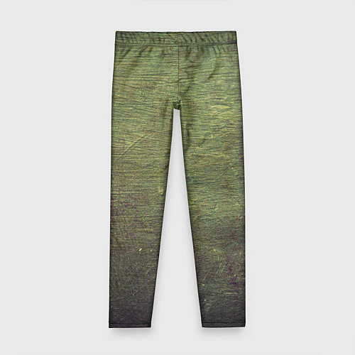 Детские легинсы Абстракция - old board painted with green paint / 3D-принт – фото 1