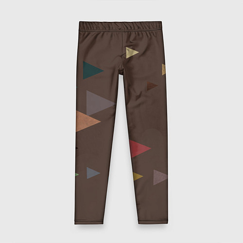 Детские легинсы Осень палитра глубокий лес / 3D-принт – фото 1