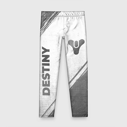 Детские легинсы Destiny - white gradient вертикально / 3D-принт – фото 1