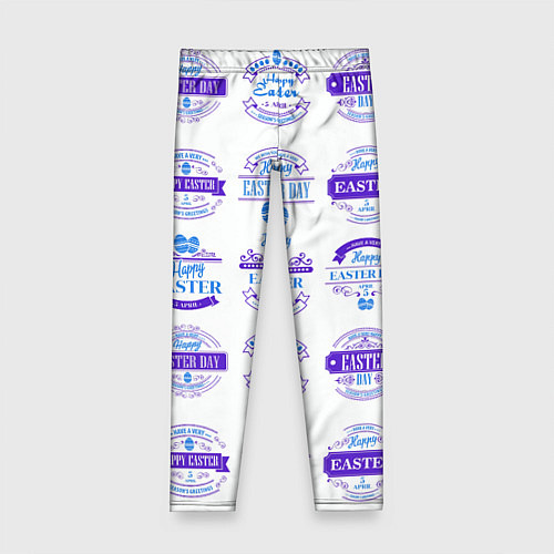 Детские легинсы Easter holidays / 3D-принт – фото 1