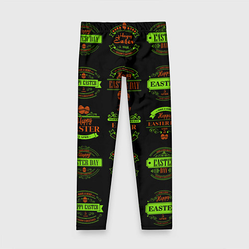 Детские легинсы Easter holidays / 3D-принт – фото 1
