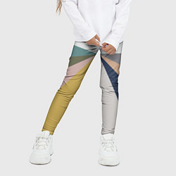 Леггинсы для девочки Черное солнце красная луна, цвет: 3D-принт — фото 2