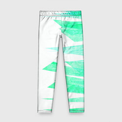 Детские легинсы Color white light blue strip