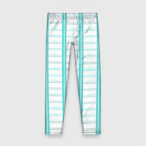 Детские легинсы Color white cage / 3D-принт – фото 1