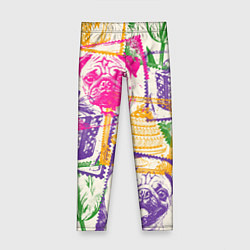 Детские легинсы Мопс и праздник