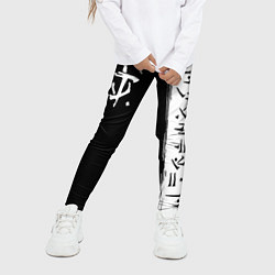 Леггинсы для девочки Doom символы марса, цвет: 3D-принт — фото 2