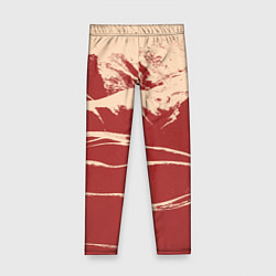 Леггинсы для девочки Песочные горы-абстракция, цвет: 3D-принт