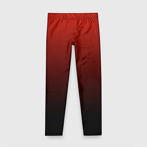 Детские легинсы Red gradient / 3D-принт – фото 1