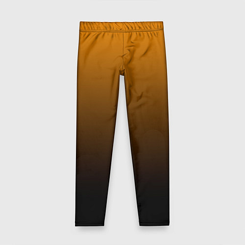 Детские легинсы Orange gradient / 3D-принт – фото 1