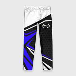 Детские легинсы Субару - blue sport
