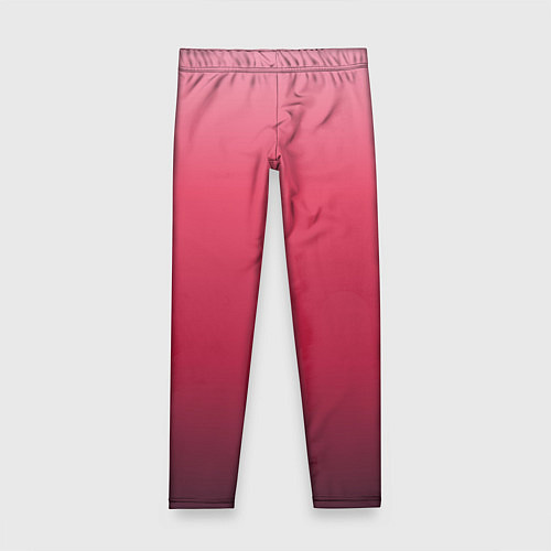 Детские легинсы Градиент гранатовый / 3D-принт – фото 1