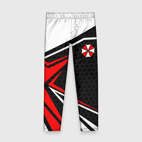 Детские легинсы Umbrella - red uniform / 3D-принт – фото 1