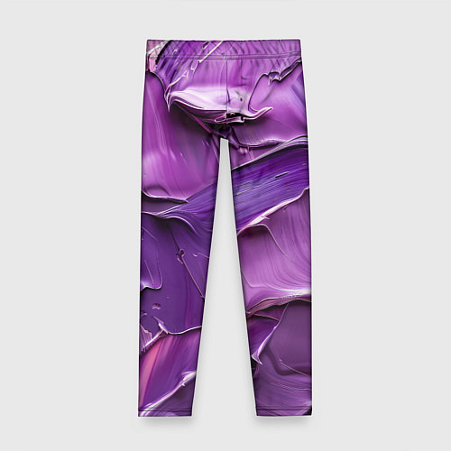 Детские легинсы Краска импасто / 3D-принт – фото 1