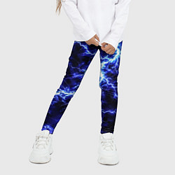 Леггинсы для девочки Мощнейший разряд молнии, цвет: 3D-принт — фото 2