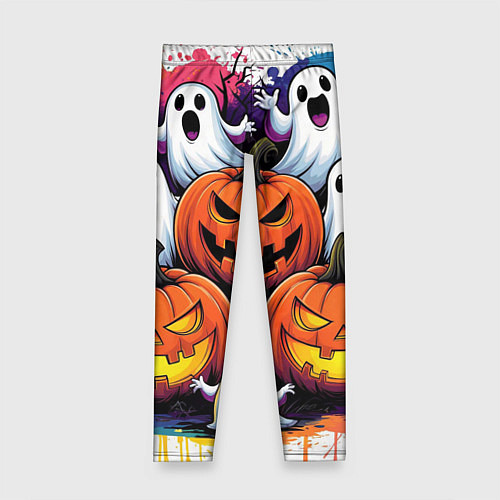 Детские легинсы Happy Halloween 25 / 3D-принт – фото 1