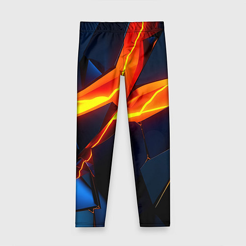 Детские легинсы Plate fractures / 3D-принт – фото 1