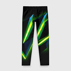 Леггинсы для девочки Geometric neon, цвет: 3D-принт