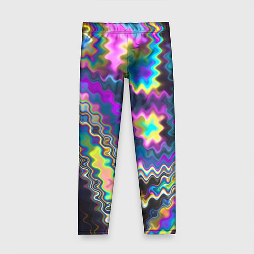Детские легинсы Абстракция переливы / 3D-принт – фото 1
