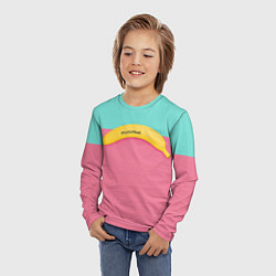 Лонгслив детский Банан 4, цвет: 3D-принт — фото 2