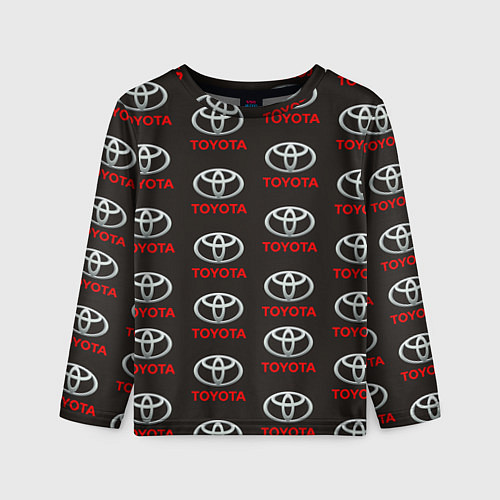 Детский лонгслив Toyota / 3D-принт – фото 1
