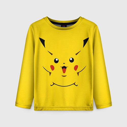 Детский лонгслив Пикачу - вселенная покемонов / 3D-принт – фото 1